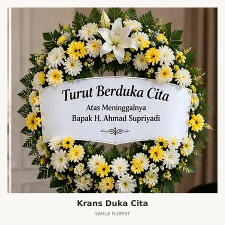 Krans Bunga Duka Pekalongan Barat